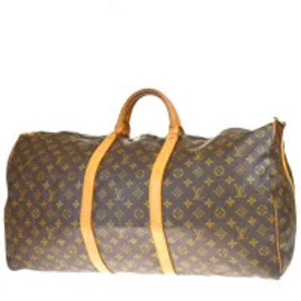 Louis Vuitton Keepall Bandouliere Boston Bag Handbag Monogram Leather